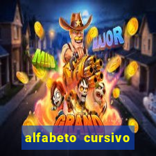 alfabeto cursivo pontilhado para imprimir pdf